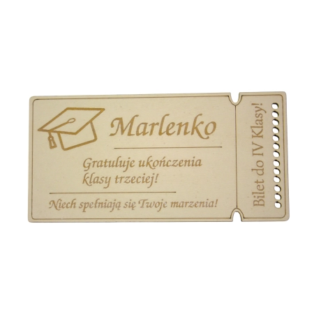 Upominek na zakończenie roku dla klasy dla dzeci Bilecik do następnej klasy